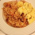 yuinishida's cooksnap of when they made 巻かない！簡単オムライス.