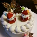 piccolo114's cooksnap of when they made 2010☆苺サンタクリスマスケーキ.