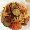 Co−blue's cooksnap of when they made バジルたっぷりトマトとナスのスパゲティ.