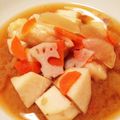 ぐれころりん's cooksnap of when they made あったか＊＊根菜たっぷりのだんご汁.