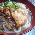oBsession's cooksnap of when they made 肉入り豪華☆きつねうどん.