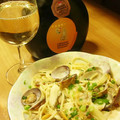 ねこQ's cooksnap of when they made タラとあさりのワイン蒸し.