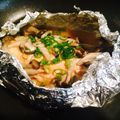 クックO5EZAB☆'s cooksnap of when they made 鮭としめじのホイル焼き.