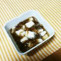 万里愛's cooksnap of when they made カップのもずく酢アレンジ☆.