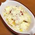 mackeydorf's cooksnap of when they made 簡単ホワイトソースで牡蠣ユリ根グラタン！.
