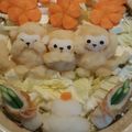 まちゃのりりん♪'s cooksnap of when they made 大根おろしアート鍋(お正月).
