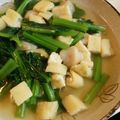 クックQNOM99☆'s cooksnap of when they made 小松菜・油揚げ・麩の煮物.