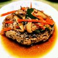 kanaemam's cooksnap of when they made 簡単♡和風煮込みハンバーグ.