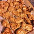 やま＊みず's cooksnap of when they made 揚げない唐揚げ　鶏肉のごま焼き.
