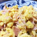 くうもん's cooksnap of when they made 朝食&お弁当♪簡単♡ハムチーズegg♡.