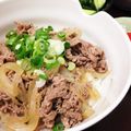 とがリン's cooksnap of when they made 麺つゆで簡単牛丼.