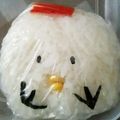 あーもこ's cooksnap of when they made ひよこ＆にわとりのキャラ弁.