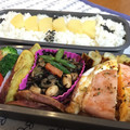 のりこ523's cooksnap of when they made お弁当⇒ハムエッグ♡包む✨.
