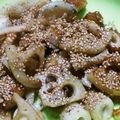 ともかずみみ's cooksnap of when they made れんこん・ちくわの胡麻酢きんぴら.