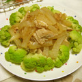 時花菜's cooksnap of when they made 大根とササミ炒め.