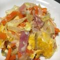 COOK884's cooksnap of when they made ニンジン玉ねぎの、卵とじ丼.
