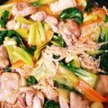 ふるみか's cooksnap of when they made ☆チンゲン菜と鶏肉と厚揚げの甘酢炒め☆.