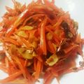 いちごチョコ♪'s cooksnap of when they made お弁当にぴったり＊人参のアーモンド炒め＊.