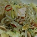 しししむむむ's cooksnap of when they made 白菜＋しらたき＋ハムのペペロンチーノ風.