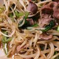 きたっちぃ's cooksnap of when they made 砂肝のもやしニラ炒め.