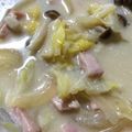 noburi_'s cooksnap of when they made まろやか　白菜とベーコンのクリーム煮.