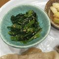 あき0304's cooksnap of when they made タッパーで！ほうれん草のごま和え.