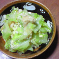 有希-yuki-'s cooksnap of when they made ☆キャベツと油揚げのさっと卵とじ☆.