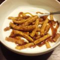 31030401's cooksnap of when they made 黒蜜♪マカロニΣ(- -ﾉ)ﾉヨーグルト.