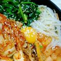 Kayoino's cooksnap of when they made スキレットで簡単！本格石焼風ビビンバ★.