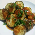 sweet_rose's cooksnap of when they made ナスの挽肉はさみ揚げ☆大葉ポン酢で♫.