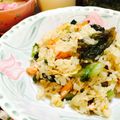 ＲＫまま's cooksnap of when they made 包丁不要！簡単☆鮭レタスチャーハン.