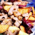 ﾏﾕｺｺ's cooksnap of when they made サツマイモとレンコンの胡麻まぶし.