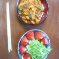 RYOTKG's cooksnap of when they made 豚肉、ｼｲﾀｹ、ｼｼﾄｳのﾄﾏﾄ炒め.