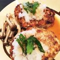 クックDL8B0R☆'s cooksnap of when they made 大葉としめじのヘルシー豆腐ハンバーグ.