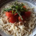 メロンパンナ♡'s cooksnap of when they made 夏の簡単ランチ第二弾☆ツナトマトそうめん.