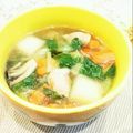 ♡礼♡'s cooksnap of when they made カブとブロッコリーの温かスープ.