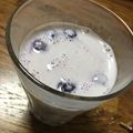 ぶたぶうこ♡'s cooksnap of when they made ブルーベリーヨーグルトドリンク♪.