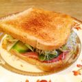 PGTips's cooksnap of when they made 野菜サラダ・サンドイッチ♣.