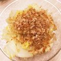 yuka119's cooksnap of when they made 白菜のおかかとポン酢マヨあえ.