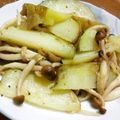 月見なっとう's cooksnap of when they made 新じゃがのキノコ炒め.