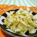 赤い電話's cooksnap of when they made レンジで簡単！キャベツのおかか和え.