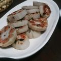 anikっちん's cooksnap of when they made レンコンのギョニソ詰め焼き♪.