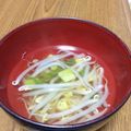 ゆ〜ぴゆ〜ぴ's cooksnap of when they made もやしのしょうが入り中華スープ.