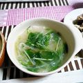ＴＯＭＯＷＡＴ's cooksnap of when they made 大根と水菜のスープ.