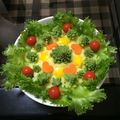 エリ林檎's cooksnap of when they made ロマネスコで★クリスマス風サラダ.