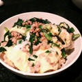 Homechef's cooksnap of when they made 半熟が旨いっ♡とろりん卵の豚こまニラ玉.