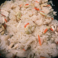 QOO＆SKY's cooksnap of when they made 打ち豆と舞茸の炊き込みごはん.