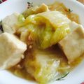 けめ＊'s cooksnap of when they made 白菜と豆腐の中華風あんかけ.