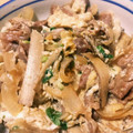クック8V1UWL☆'s cooksnap of when they made 豚肉とごぼうの柳川煮(覚え書き).
