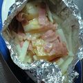 がにちゃん's cooksnap of when they made 長芋とベーコンのホイル焼.